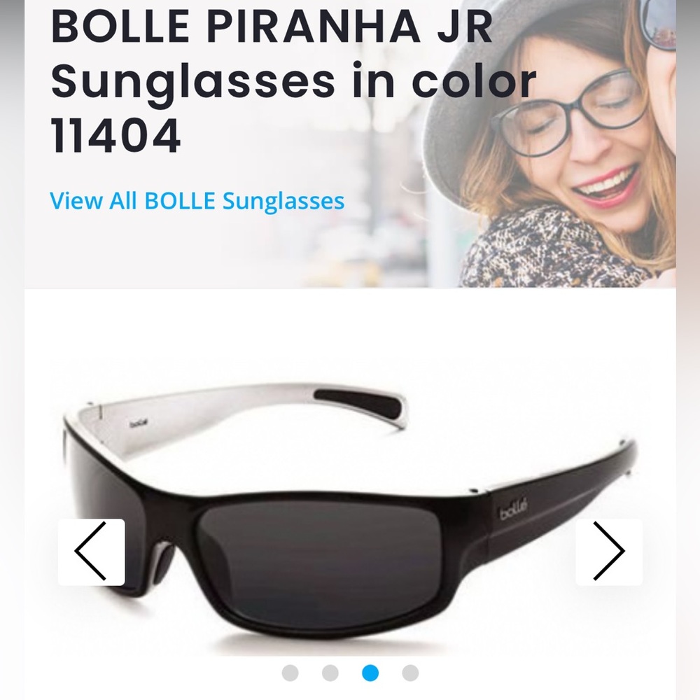 EUC Bolle Children’s Pirahna Jr Sunglasses with case - Picture 2 of 16